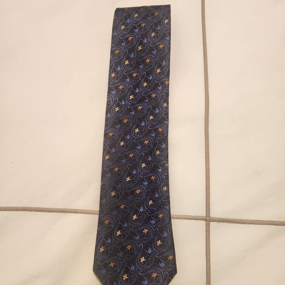 Brioni Navy Paisley Men\'s Tie